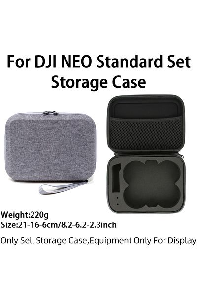 ERIKOLE Grey New For Dji Neo Carrying Case: Lightweight, Protective Handbag With Secure Compartments For Bat