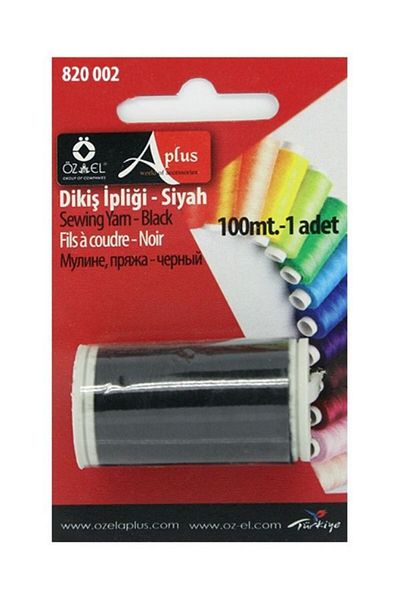 ÖZ-EL AŞ 100 Mt Black Mini Spool - Sewing Thread