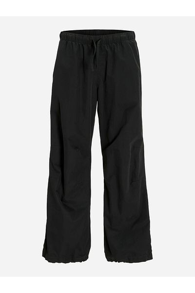 Jack & Jones Solid Parachute Pants with Drawstring