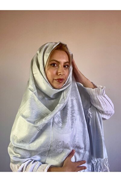 Çeşme Home Women's Cashmere and Silk Mixed Original Pashmina Shawl Scarf