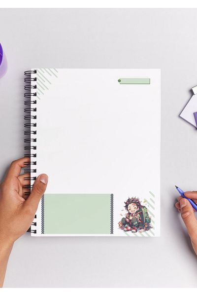 Home Demon Slayer Tanjiro Spiral Notebook A5 (50 Sheets)
