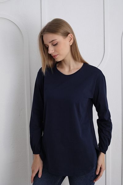 Trendbade Butik Γυναικεία (λεπτή) μακρυμάνικη μπλούζα με σκίσιμο