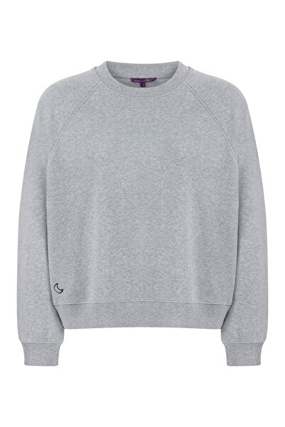 Moon Milk 100% Organic Cotton Tracksuit Top / Moon Sweatshirt