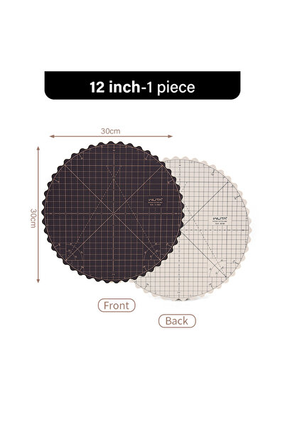 Choice 12 بوصة - قطعة واحدة من حصيرة القطع الدوارة اليدوية WUTA، لوح تقطيع دائري جديد من القماش، ذاتي الشفاء