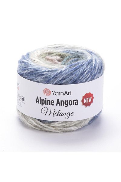 Yarnart ALPINE ANGORA MELANGE Νέο νήμα πλεξίματος - Ebruli 6408