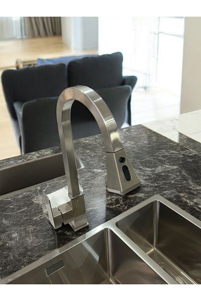 LAVELLO STYLE Spiral, Water Flow Speed Adjustable Kitchen Faucet/Mixer Tap Stainless Steel
