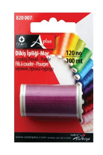ÖZ-EL AŞ 100 Mt Purple Sewing Drawstring Mini Spool