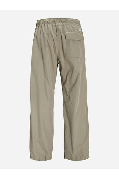 Jack & Jones Solid Parachute Pants with Drawstring