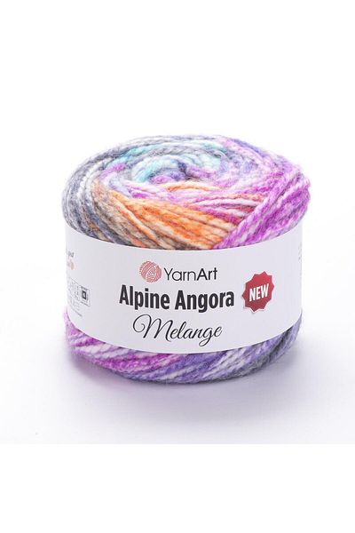 Yarnart Φόρεμα ALPINE ANGORA MELANGE LIFE - EBRULI-6415