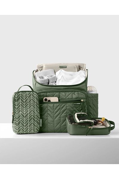 Skip Hop Green Baby Care Backpack - Forma Organizer πολλαπλών διαμερισμάτων