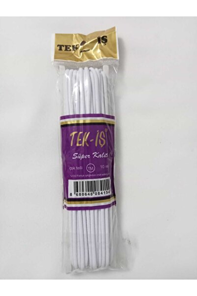 hobi duragı Pânză de cauciuc Tekiş albă - 10 Mt 40 fire rotund STD