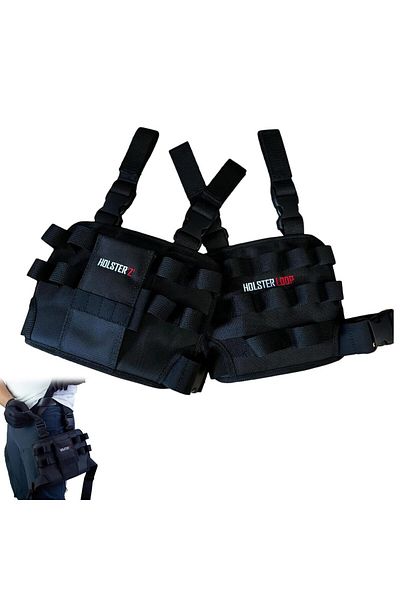 Choice حقيبة أدوات Holster Z2.0 سوداء، حقيبة أدوات Holster Z، حقيبة أدوات Holster Z Leg مع مشبك حزام، dach Pro Hols