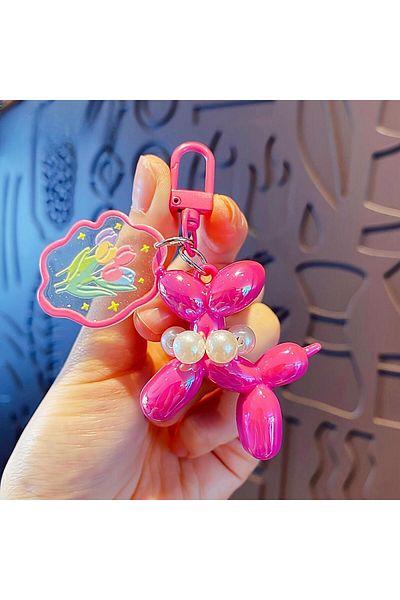 Choice Pink 1pc Stylish Acrylic Keychain – Durable & Chic Car Key Accessory For Men And Women, Perfect Gift