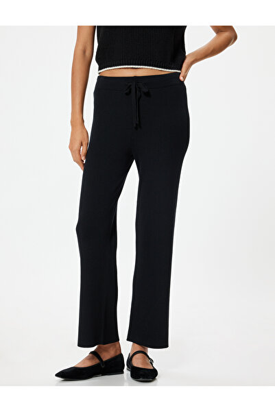 Koton Fitilli Bol Paça Pantolon Beli Bağlamalı