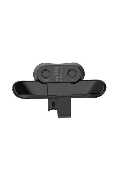 DUTRIEUX Black For Ps4 Daulshock Gamepad Rear Extension Key Adapter W/ Turbo Controller Back Button Attachmen
