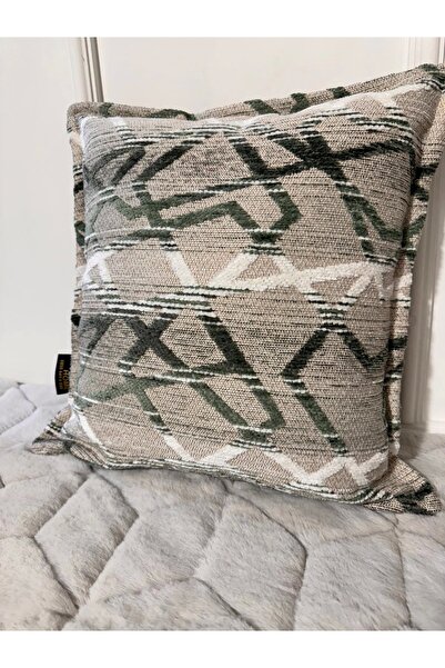 NİVEMESHOME Husa de perna Nivemeshome 45x45 Mateo 63-04 Verde-crem