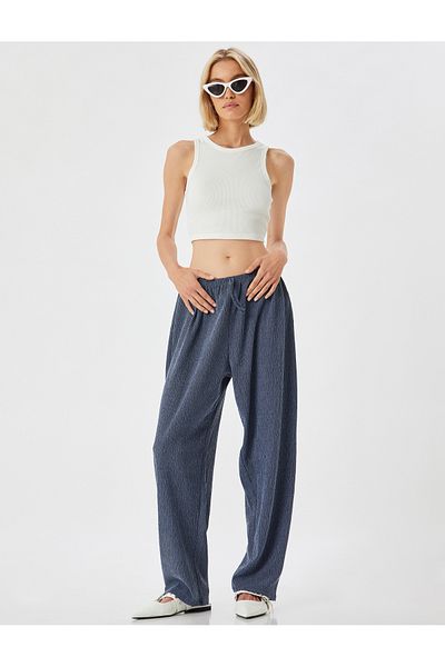 Koton Bequeme, strukturierte, taillierte Hose