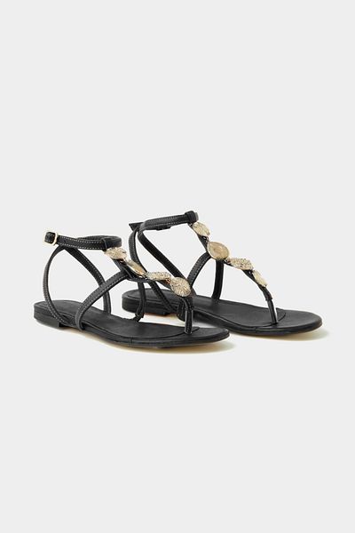 Perspective Black Color Shoes