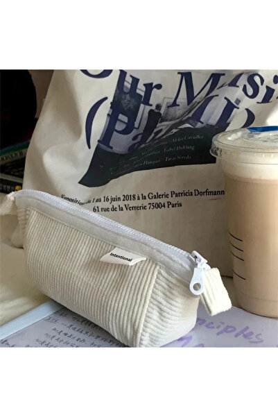 Choice مقلمة بيضاء لطيفة، حقيبة أقلام رصاص أنيقة برسومات كرتونية كورية، مصنوع...