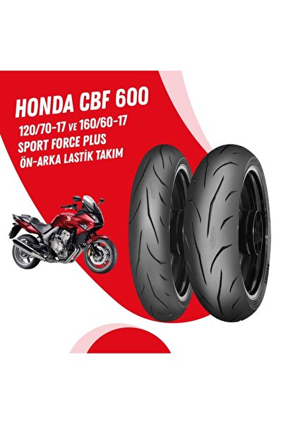 Mitas HONDA CBF 600 SPORT FORCE + LASTİK TAKIMI 120/70-17 + 160/60-17