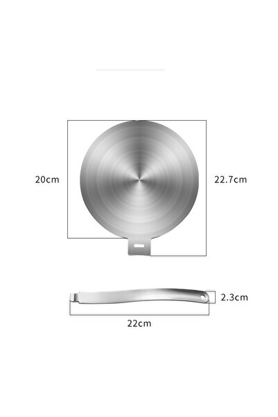 Choice 20 سم 20-28 سم لوحة توصيل الحرارة من الفولاذ المقاوم للصدأ محول لوحة م...