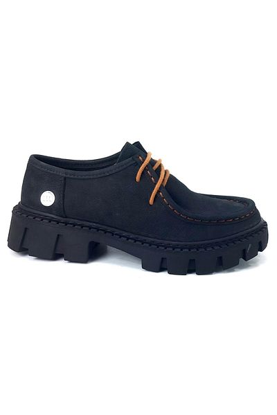 Mammamia 155 24ka Pantofi casual pentru femei Nubuc negru