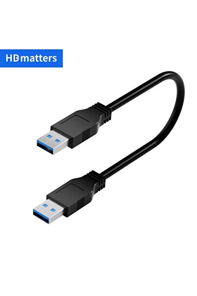 Choice كابل USB 3.0 بطول 0.5 متر، كابل USB 3.0 قصير ذكر-ذكر، سلك تمديد، كابل ...