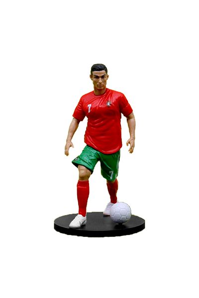 Choice 04 6pcs New Football Star Fifa C.ronaldo Messi Mbappe Model Dolls Cartoon Cute Action Figure Car Ac