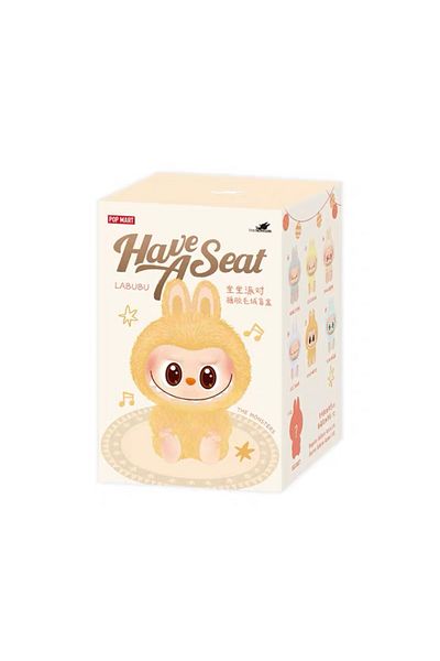 Choice Single Blind Box Hot Sale Anime Figure Labubu Have A Seat Series Vinyl Pendant Doll Model Toy Cute M