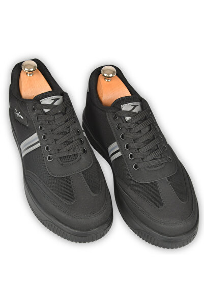 DeepSEA Men's Black Lace-Up Orthopedic Sole Sports Shoes 2509943