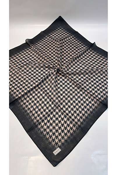 Onur Thick and Solid Standing New Fabric Scarf - Woven Non-Slip Houndstooth Model