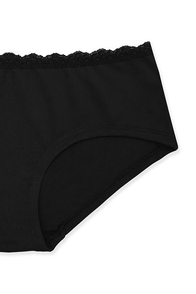 HNX Interlock Talie Elegantă Dantela Hipster Chiloți Femei