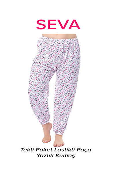 SEVA Mother's SUMMER 100% bumbac pijamale imprimate cu modele florale - picio...