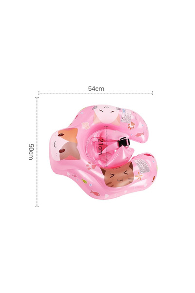 Choice Pink Swim Ring for Baby New Children's Party Circle Cartoon Inflatable Swimming Ring Kids Swimming P