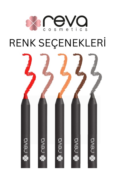 REVA Vegan Clean Lip Liner – Kremsi Yapıda Dolgunlaştırıcı Dudak Kalemi Desert Sand No:633