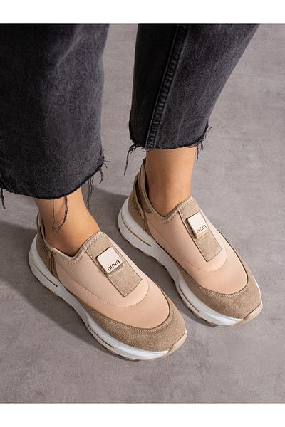 Alemdar Shoes Pantofi de damă FELİSSA Mink fără șireturi