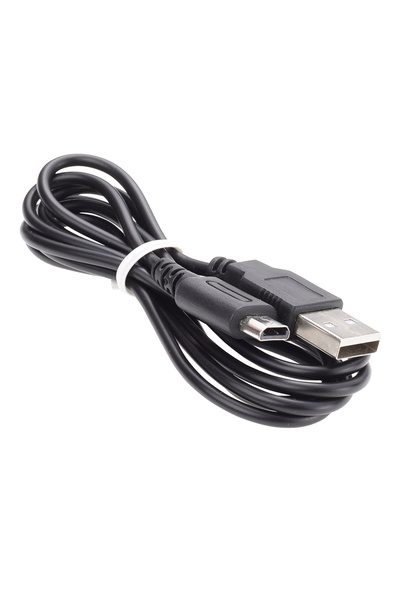 Choice كابل شحن USB أسود اللون، 10 قطع، لجهاز نينتندو دي إس لايت، بطول 1.2 متر.