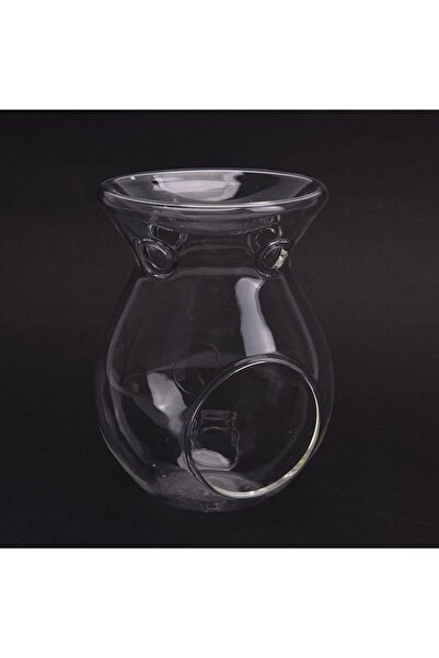 Choice شمعة زجاجية مقاومة للحرارة بمقاس 10 سم × 14.5 سم × 5 سم، ديكور منزلي ن...