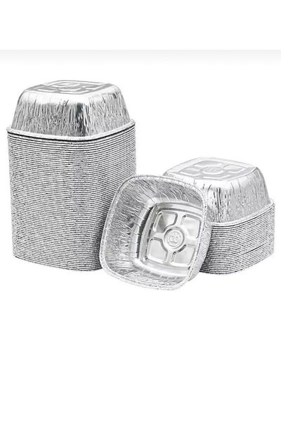 Bora Temizlik Ve Ambalaj Ürünleri Aluminum Ashura Dessert Bowl Rice Pudding Container 100 Pieces