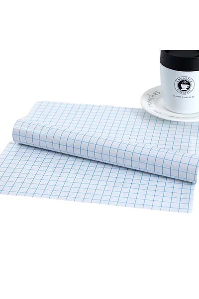 Choice 30.5x200cm-blue 30.5cmx150cm Clear Vinyl Application Tape 2 Color Alignment Grid For Car Wall Craft