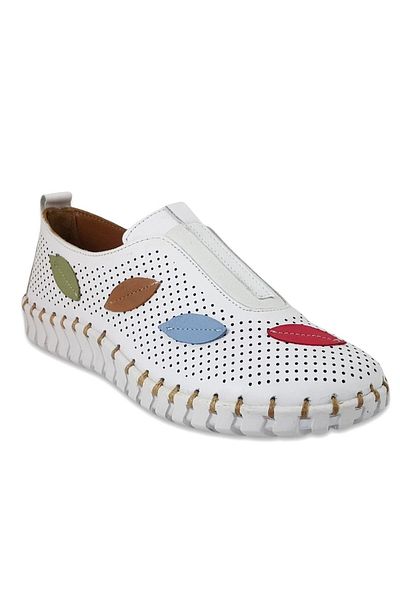 Venüs Pantofi albi casual de damă 24 ani 2010720
