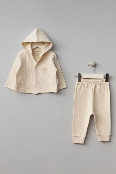 Bebitof Top and Bottom Set with Snap-Front Hat