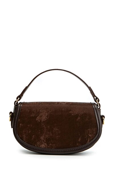 Lesam collection Uzun Askılı Stella Süet Kadın Çapraz Çanta