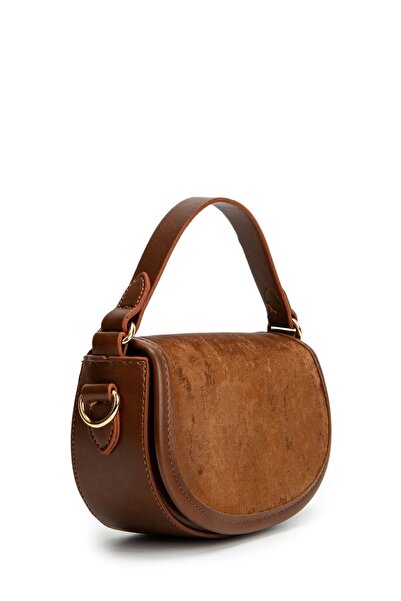 Lesam collection Uzun Askılı Stella Süet Kadın Çapraz Çanta