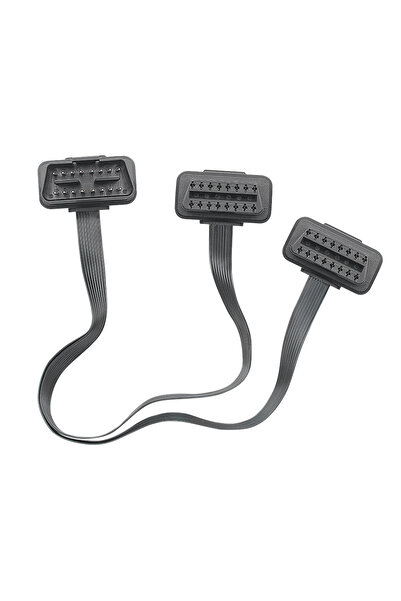 Choice وصلة تمديد OBDII بطول 30 سم، موصل مزدوج على شكل حرف Y، وصلة OBD2 ذات 1...