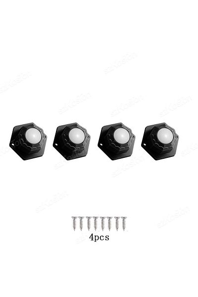 Choice 4Pcs Furniture Casters Wheels Self Adhesive Heavy Duty Pulley Stainless Steel Nylon Strong Univer...