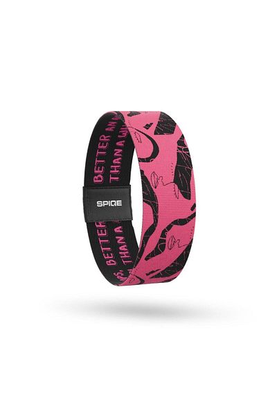 SPIQE B.a.o.t.a.w.ı.?! - Recycled Unisex Elastic Printed Bracelet and Reminder Card