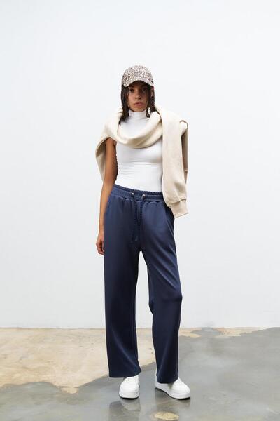 Basicpark Smoked Women's Waist Adjustable Comfortable Fit Modal Trousers