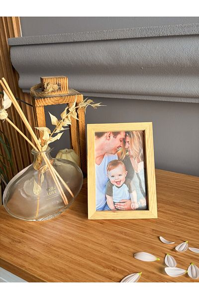 Zevahir Mobilya Dekorasyon Rectangular Aesthetic Standing Photo Frame