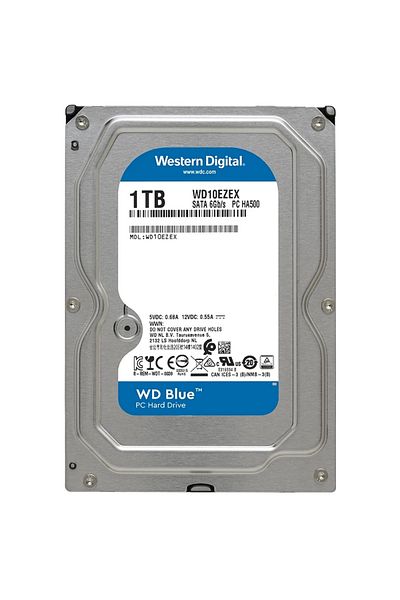 WD Wd Blue 1tb Hard Hdd Sata Iii 6 Gb/s 3.5" Harddisk Desktop Pc Computer